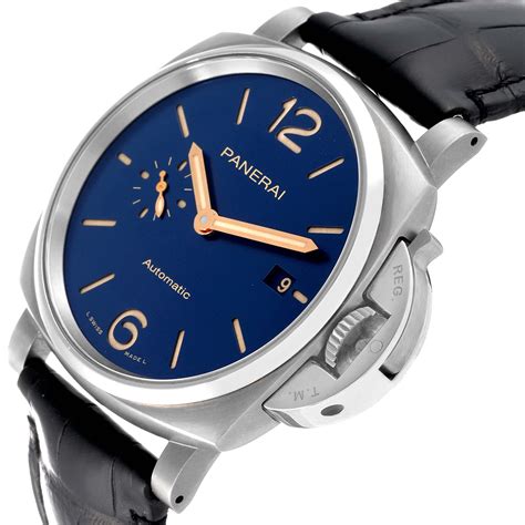 panerai 42mm blue